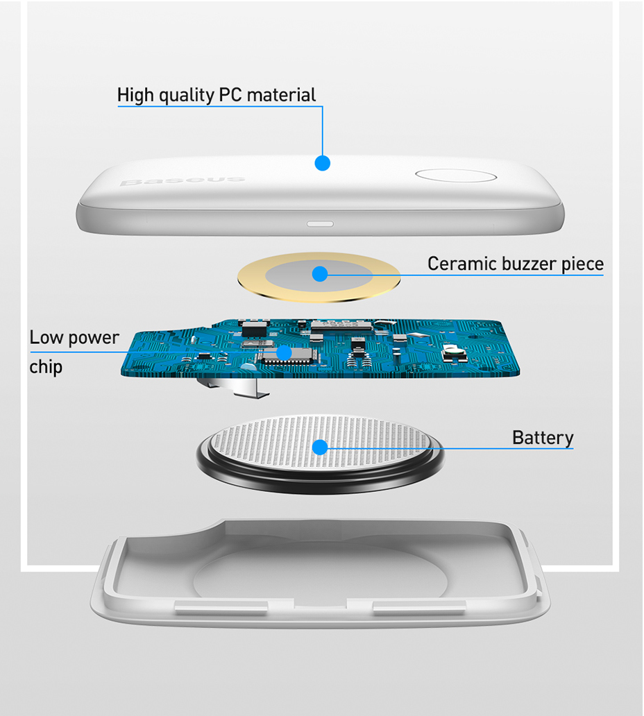 Baseus Wireless Smart Tracker Anti-lost Alarm Tracker Key
