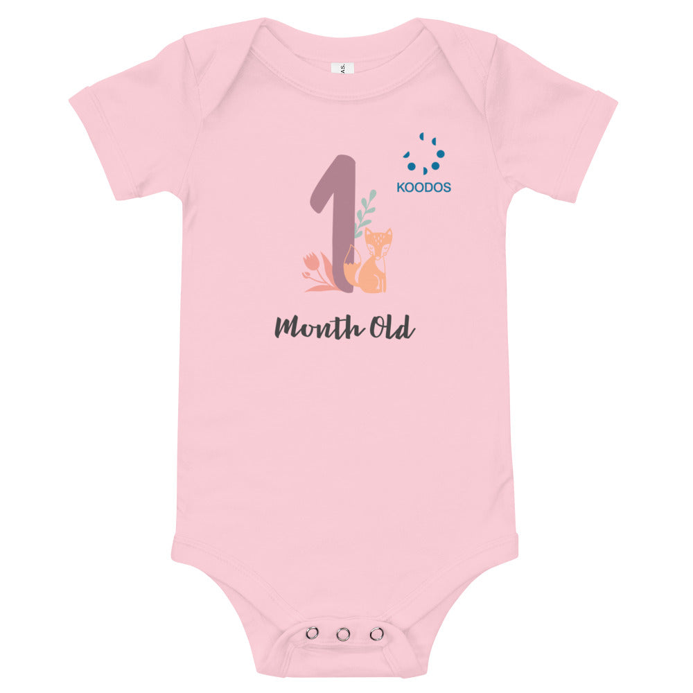 Baby short sleeve one piece
