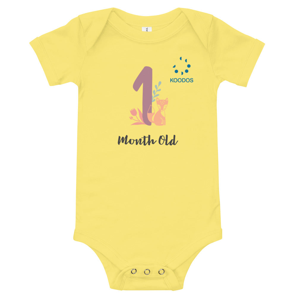 Baby short sleeve one piece