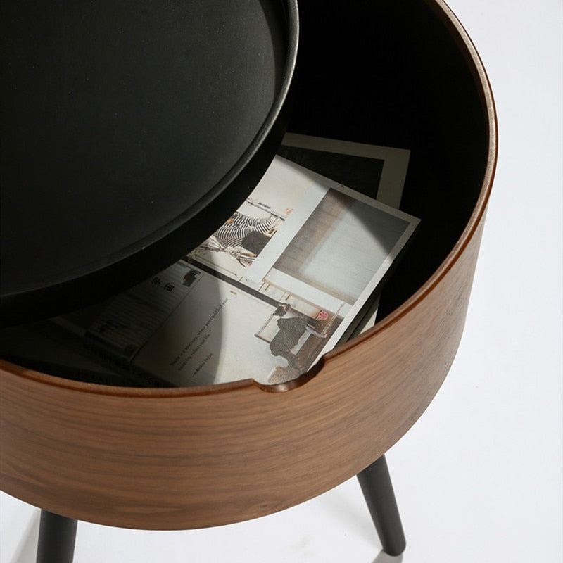 Italian minimalist round combination coffee table