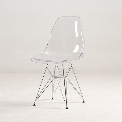 Transparent Nordic Fashion Dining Plastic Chair