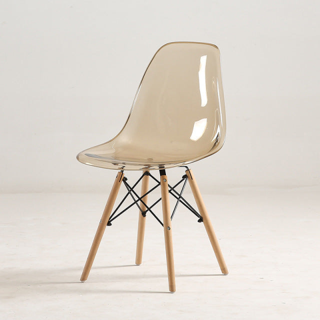 Transparent Nordic Fashion Dining Plastic Chair