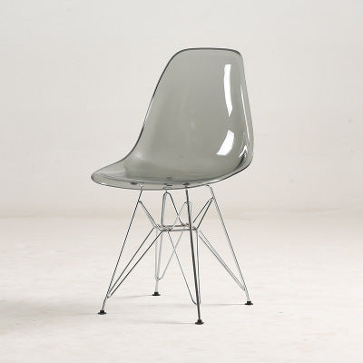 Transparent Nordic Fashion Dining Plastic Chair