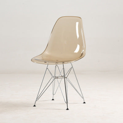 Transparent Nordic Fashion Dining Plastic Chair