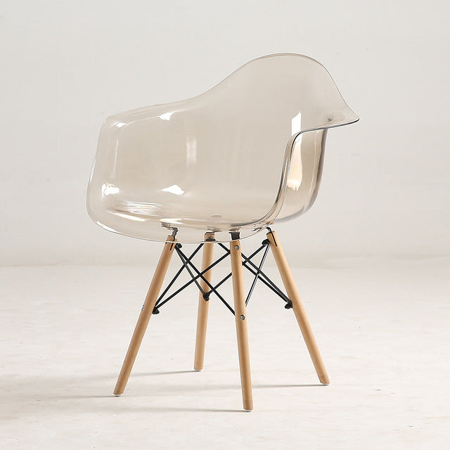 Transparent Nordic Fashion Dining Plastic Chair