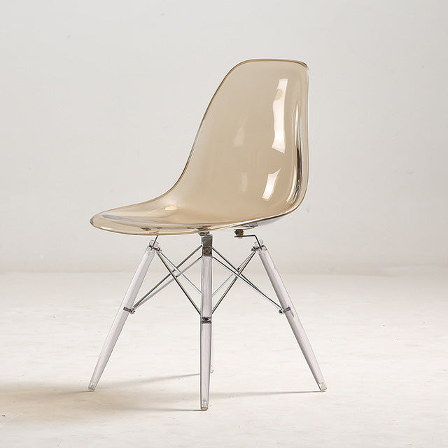 Transparent Nordic Fashion Dining Plastic Chair