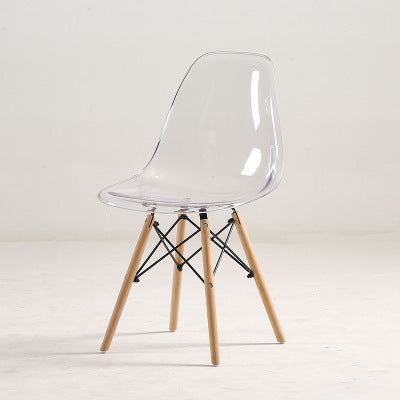 Transparent Nordic Fashion Dining Plastic Chair