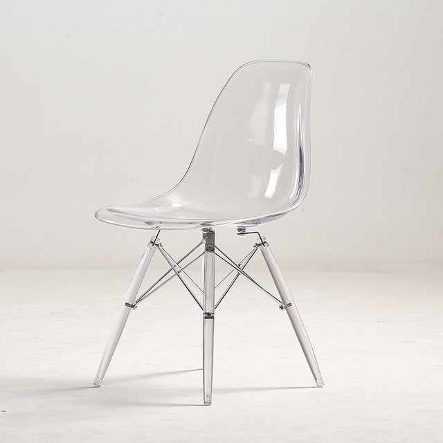 Transparent Nordic Fashion Dining Plastic Chair