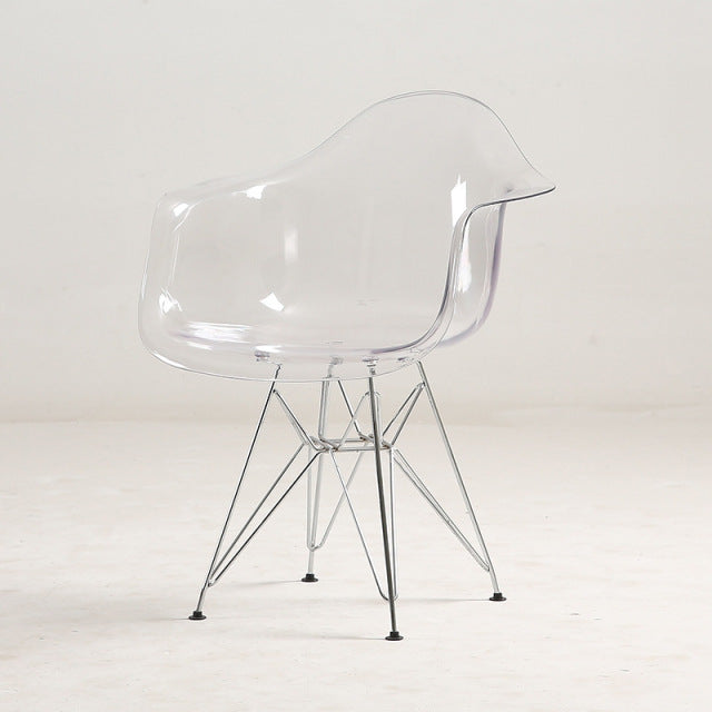 Transparent Nordic Fashion Dining Plastic Chair