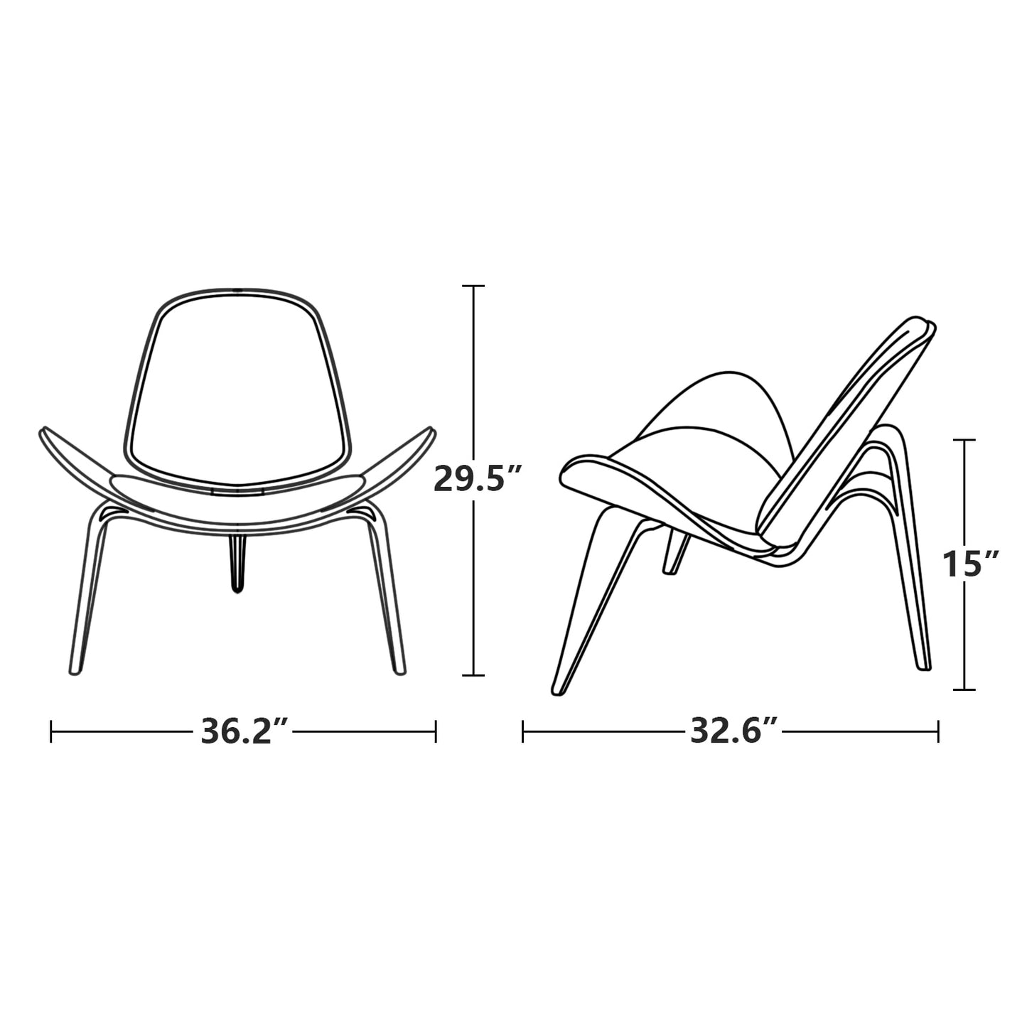 Furgle Replica Lounge Nordic Creative Simple Designer Single Sofa Chair