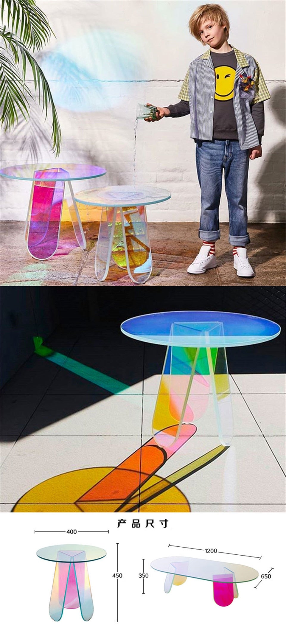 Nordic Transparent Acrylic Table