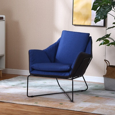 Nordic iron single lazy sofa chair