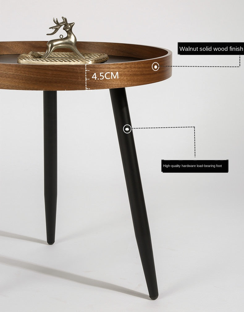Italian minimalist round combination coffee table