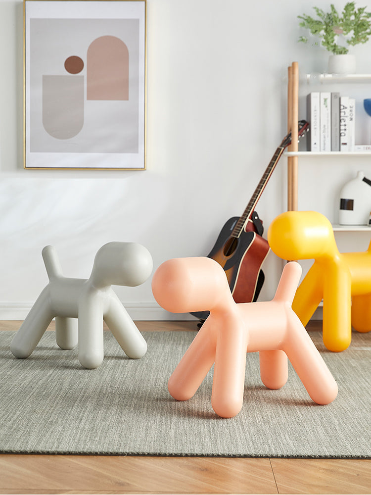 Creative Abstract Cartoon Dog Stool