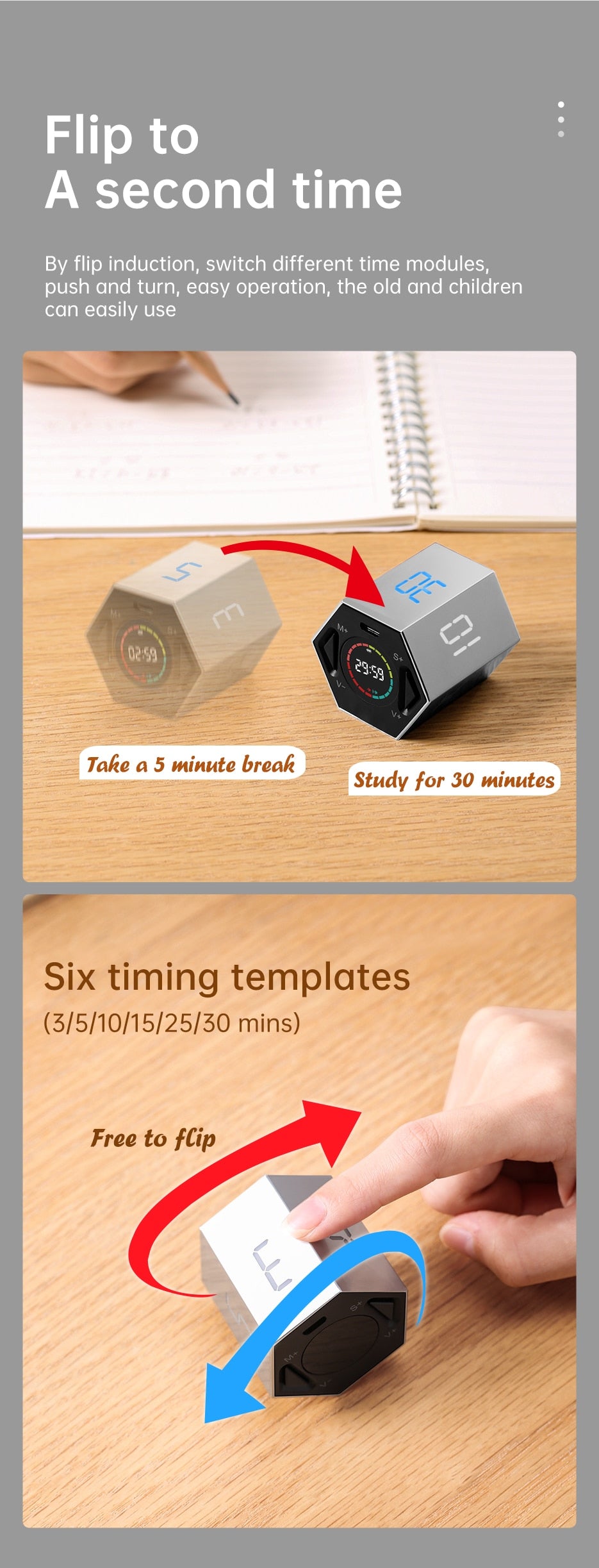 Creative Timer Kitchen Reminder Alarm Clock