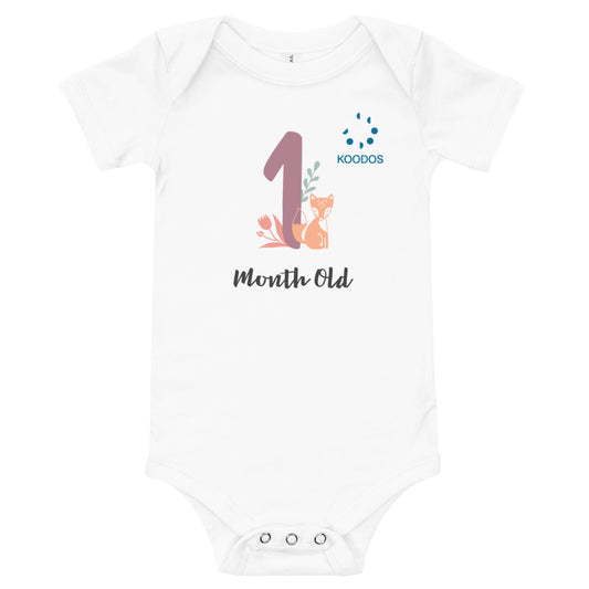 Baby short sleeve one piece