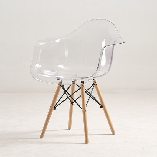 Transparent Nordic Fashion Dining Plastic Chair